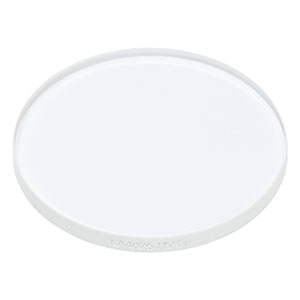 LA4025-UV - f = 400.0 mm, Ø1in UV Fused Silica Plano-Convex Lens, AR Coating: 245-400 nm