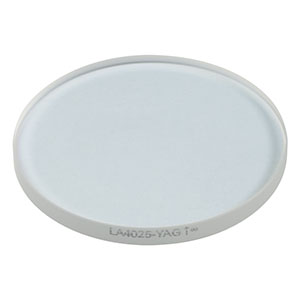 LA4025-YAG - f = 400 mm, Ø1in UVFS Plano-Convex Lens, 532/1064 nm V-Coat