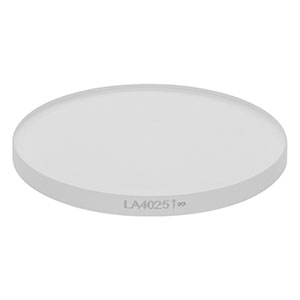 LA4025 - f = 400.0 mm, Ø1in UV Fused Silica Plano-Convex Lens, Uncoated