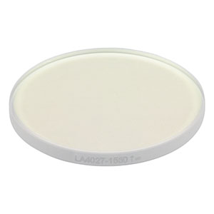 LA4027-1550 - f = 450 mm, Ø1in UVFS Plano-Convex Lens, 1550 nm V-Coat