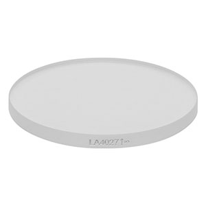 LA4027 - f = 450.0 mm, Ø1in UV Fused Silica Plano-Convex Lens, Uncoated