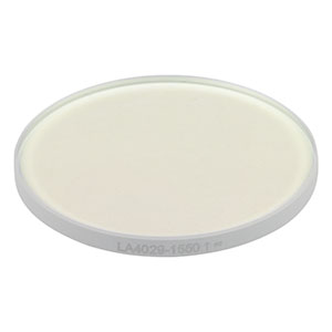 LA4029-1550 - f = 850 mm, Ø1in UVFS Plano-Convex Lens, 1550 nm V-Coat