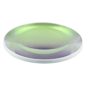 LA4034-C - f = 175 mm, Ø2in UVFS Plano-Convex Lens, ARC: 1050 - 1700 nm
