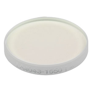 LA4043-1550 - f = 125 mm, Ø1/2in UVFS Plano-Convex Lens, 1550 nm V-Coat