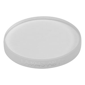 LA4043-AB - f = 125 mm, Ø1/2in UVFS Plano-Convex Lens, ARC: 400 - 1100 nm