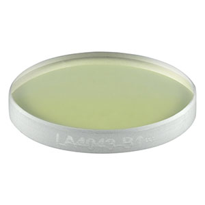 LA4043-B - f = 125 mm, Ø1/2in UVFS Plano-Convex Lens, ARC: 650 - 1050 nm