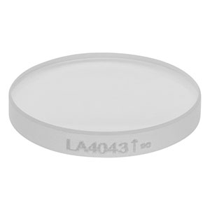 LA4043 - f = 125.0 mm, Ø1/2in UV Fused Silica, Plano-Convex Lens, Uncoated