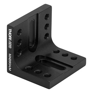 MAB90A/M - Mini-Series Right-Angle Bracket with Counterbored Slots & M3 Tapped Holes