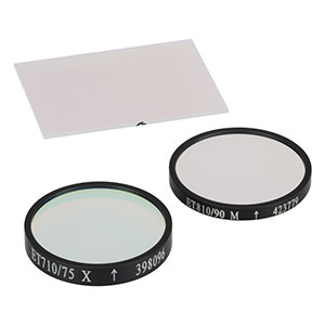 MDF32-CY7 - Cy7 Ø32.0 mm Excitation, Ø32.0 mm Emission, and 32.0 mm x 44.0 mm Dichroic Filters