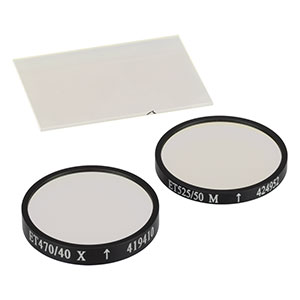 MDF32-GFP - GFP Ø32.0 mm Excitation, Ø32.0 mm Emission, and 32.0 mm x 44.0 mm Dichroic Filters