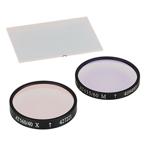 MDF32-TXRED - Texas Red Ø32.0 mm Excitation, Ø32.0 mm Emission, and 32.0 mm x 44.0 mm Dichroic Filters