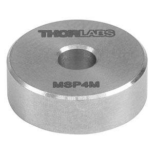 MSP4M - Ø12 mm Mini-Series Post Spacer, #8 (M4) Clearance Hole, 4 mm Thick
