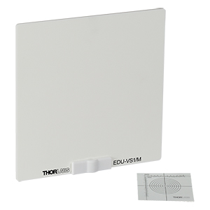 EDU-VS1/M - Post-Mountable White Polystyrene Viewing Screen, 150 mm x 150 mm