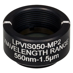 LPVIS050-MP2 - Ø12.5 mm SM05-Mounted Linear Polarizer, 550 - 1500 nm