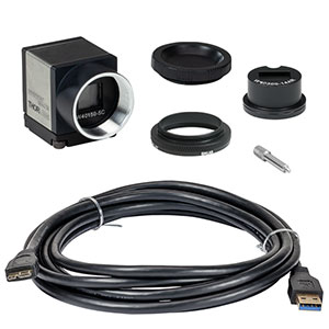 WFS40-K1 - WFS Kit with 11.26 mm Square Aperture; 150 µm Pitch, Chrome-Masked MLA and 300 µm Pitch, AR-Coated MLA; Imperial Taps