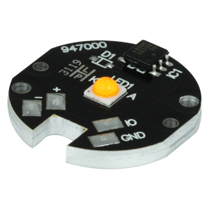 M595D3 - 595 nm, 820 mW (Min) LED on Metal-Core PCB, 1500 mA