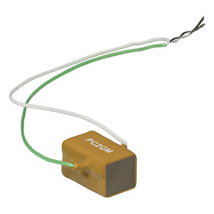 PC2QM - Co-Fired Piezo Actuator, 9.5 µm Max Displacement, 6.5 mm x 7.0 mm x 10.0 mm