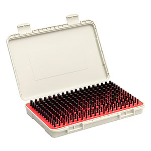 PGKM6/M - 5.01 mm to 9.99 mm Pin Gage Kit, 0.02 mm Increments, 250 Pins, Minus Tolerance