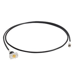 EP470S10 - 470 nm, 100 mW (Min) Pigtailed LED, 1000 mA, Ø1000 µm MM Fiber, SMA