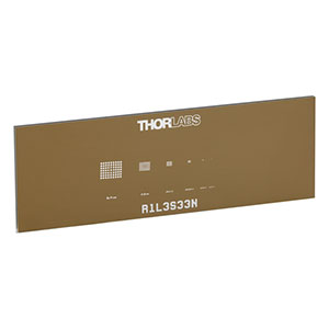 R1L3S33N - Negative MTF Mapper Lens Grid Slide, 3in x 1in