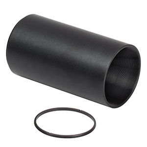 SM2L40 - SM2 Lens Tube, 4in Thread Depth, One Retaining Ring Included