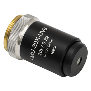 LMU-20X-UVB - MicroSpot Focusing Objective, 20X, 240 - 360 nm, NA = 0.39