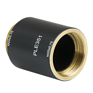 PLE351 - 35 mm Parfocal Length Extender, M25 x 0.75 Threading