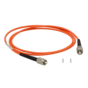 M72L01 - Ø200 µm, 0.39 NA, Low OH, FC/PC-FC/PC Fiber Patch Cable, 1 m Long