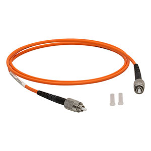 M72L01 - Ø200 µm, 0.39 NA, Low OH, FC/PC-FC/PC Fiber Patch Cable, 1 m Long