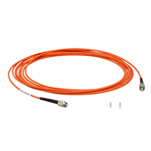 M74L05 - Ø400 µm, 0.39 NA, Low OH, FC/PC-FC/PC Fiber Patch Cable, 5 m Long