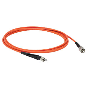 M131L02 - Ø400 µm, 0.50 NA, High OH, FC/PC to SMA905 Fiber Patch Cable, 2 m Long