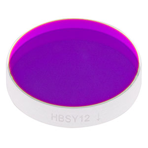 HBSY12 - Ø1in Harmonic Beamsplitter, Reflects 532 nm, Transmits 1064 nm