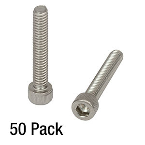SH8S100 - 8-32 Stainless Steel Cap Screw, 1in Long, 50 Pack