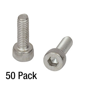 SH4MS12 - M4 x 0.7 Stainless Steel Cap Screw, 12 mm Long, 50 Pack