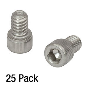 SH25S038 - 1/4in-20 Stainless Steel Cap Screw, 3/8in Long, 25 Pack