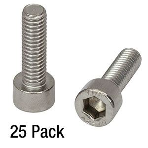 SH6MS20 - M6 x 1.0 Stainless Steel Cap Screw, 20 mm Long, 25 Pack