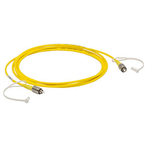 P1-405B-FC-2 - Single Mode Patch Cable with Pure Silica Core Fiber, 405 - 532 nm, FC/PC, Ø3 mm Jacket, 2 m Long