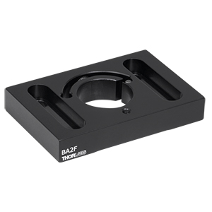 BA2F - Flexure Clamping Base / Post Mount, Ø1in Double Bore, 2.00in x 3.00in x 0.48in