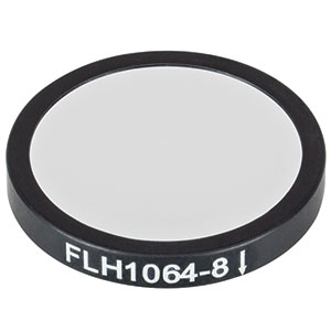 FLH1064-8 - Bandpass Filter, Ø25 mm, CWL = 1064 nm, FWHM = 8 nm