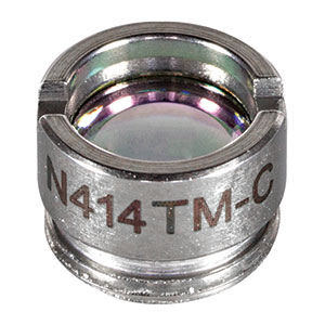 N414TM-C - f = 3.30 mm, NA = 0.47, WD = 1.8 mm, Mounted Aspheric Lens, ARC: 1050 - 1700 nm