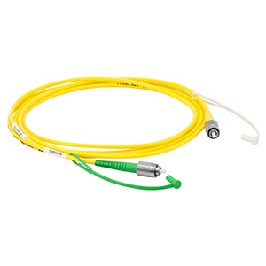 P4-305AR-2 - SM Patch Cable, AR-Coated FC/APC to Uncoated FC/PC, 320 - 430 nm, 2 m Long
