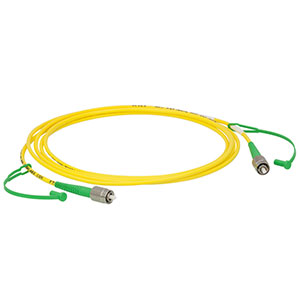 P3-460AR-2 - SM Patch Cable, AR-Coated FC/APC to Uncoated FC/APC, 488 - 633 nm, 2 m