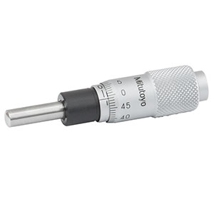 148-801ST-H - 13 mm Travel Micrometer Head with 10 µm Graduations, Spherical Tip, 2 mm Hex