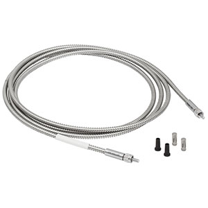 BFL105LS02 - Round-to-Linear Bundle, 7 x Ø105 µm Core Fibers, Low-OH, SMA, 2 m Long