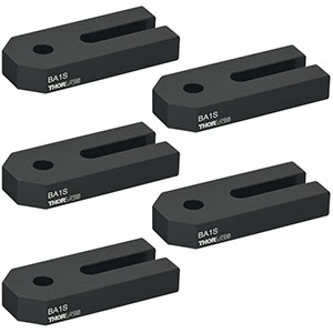 BA1S-P5 - Mounting Base, 1in x 2.3in x 3/8in, 5 Pack