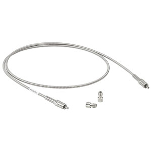 MZ41L1 - Ø450 µm, 0.20 NA ZBLAN Multimode Patch Cable, SMA905, 1 m Long