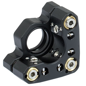 KS05T - SM05-Threaded Precision Kinematic Mirror Mount for Ø1/2" Optics, 3 Adjusters, 8-32 Taps