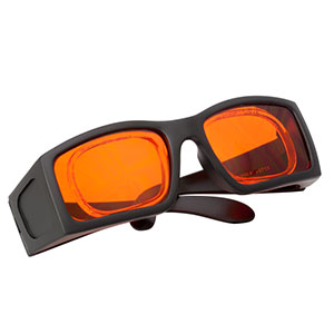 LG3A - Laser Safety Glasses, Light Orange Lenses, 48% Visible Light Transmission, Comfort Style