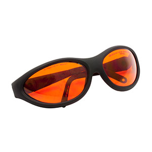 LG3B - Laser Safety Glasses, Light Orange Lenses, 48% Visible Light Transmission, Sport Style