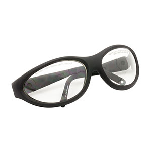 LG6B - Laser Safety Glasses, Clear Lenses, 93% Visible Light Transmission, Sport Style